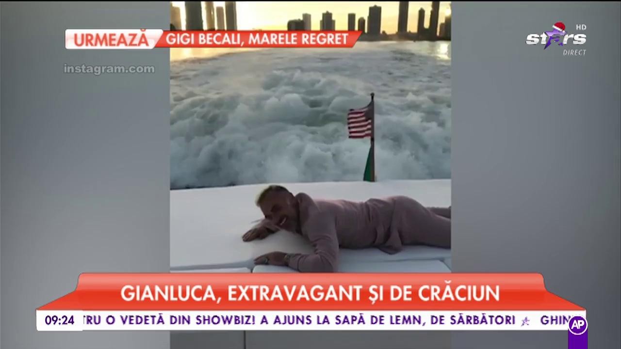 Gianluca, extravagant și de Crăciun. Milionarul s-a deghizat &icirc;n Moș Crăciun