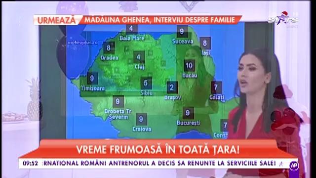 Vreme frumoasă &icirc;n toată țara! Maximele ajung p&acirc;nă la 10&deg;C