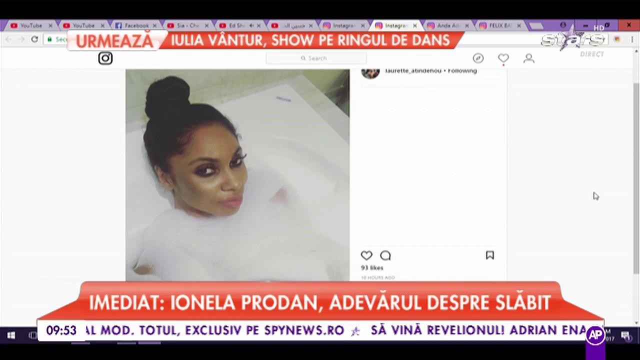 Lorette s-a pozat &icirc;n spumă. Vedeta a postat o imagine similară cu a Oanei Roman