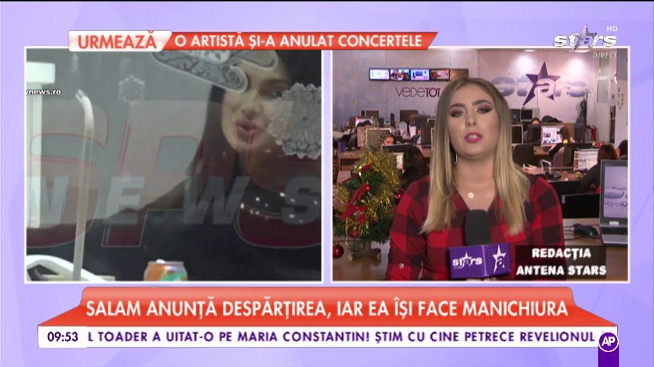 Salam anunță despărțirea, iar ea își face manichiura. Roxana Dobre arată că nu ii pasă