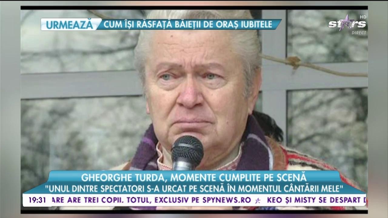Gheorghe Turda, momente cumplite pe scena. S-a trezit &icirc;n mijlocul unei revolte a fanilor