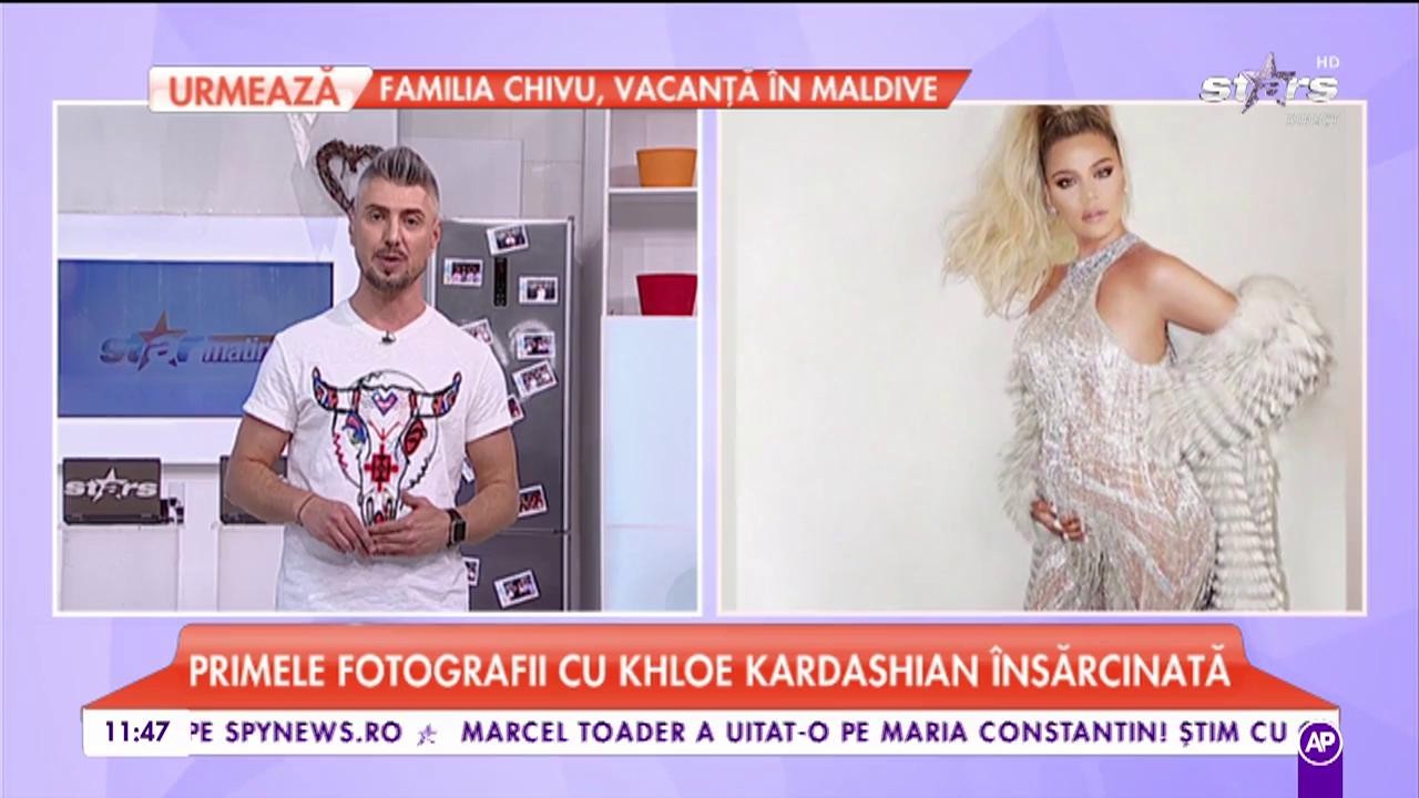 Primele fotografii cu Khloe Kardashian însărcinată