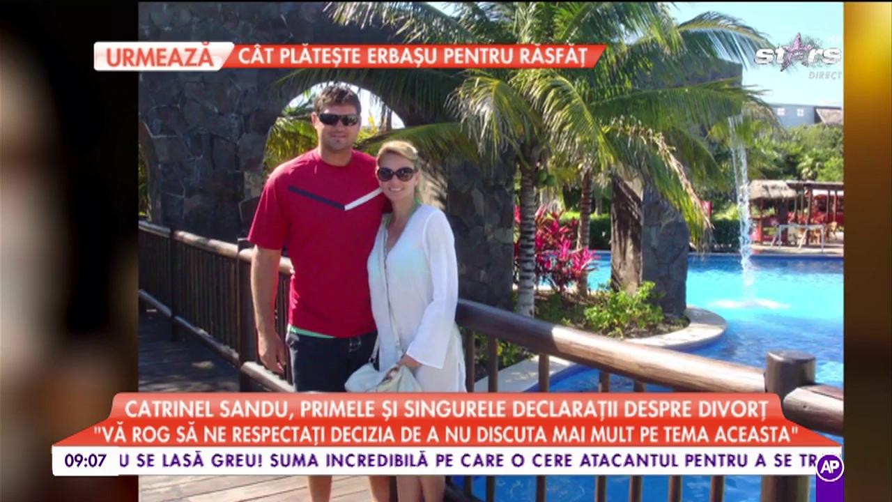 Catrinel Sandu, primele si singurele declarații despre divorț: Vom face totul pentru creșterea și educarea fetelor noastre”