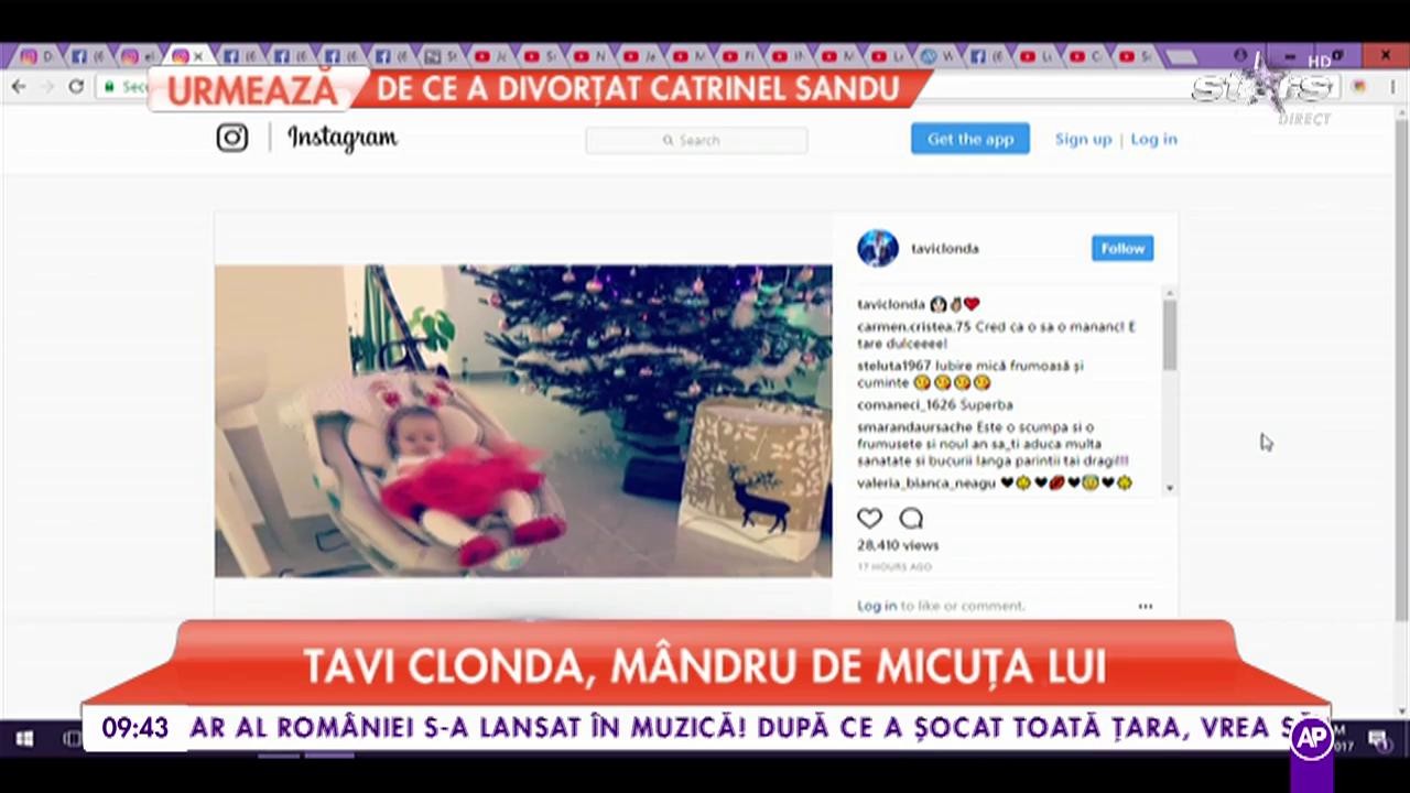 Tavi Clonda, mândru cu micuța lui