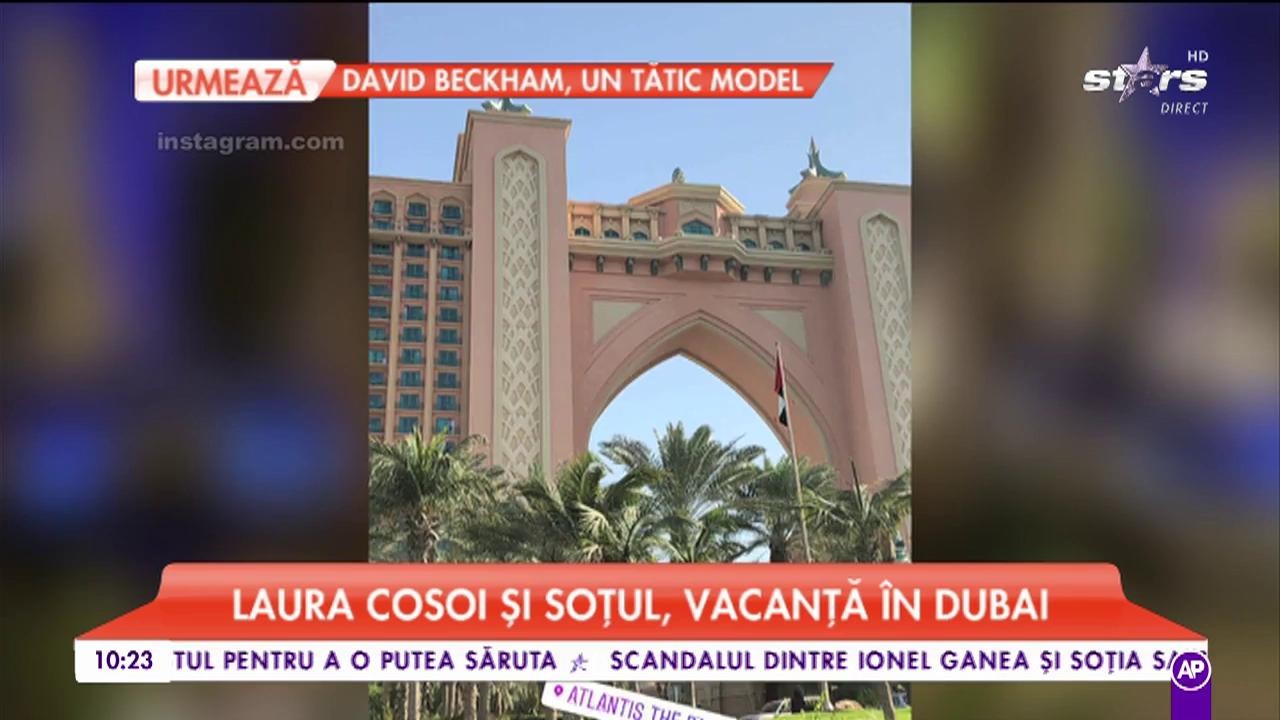 Prima pelcare în doi dupa ce s-a aflat de sarcină. Laura Cosoi și soțul, vacanță în Dubai