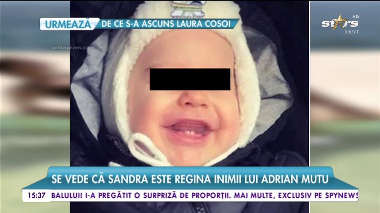 Sandra, surpriză de la Adrian Mutu de ziua ei