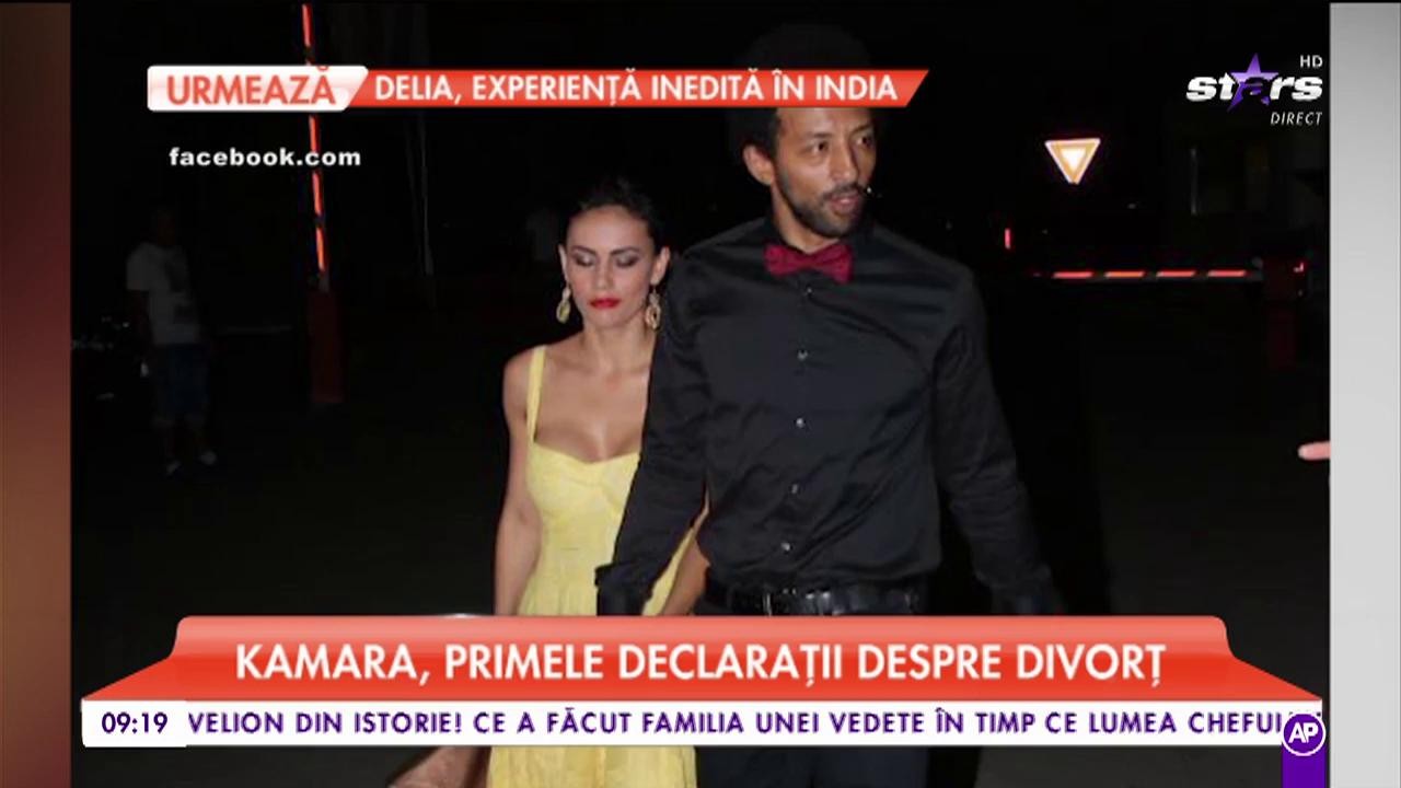 Divorțează Kamara de soția lui, Oana? Primele declarații ale artistului: „Nu comentez”