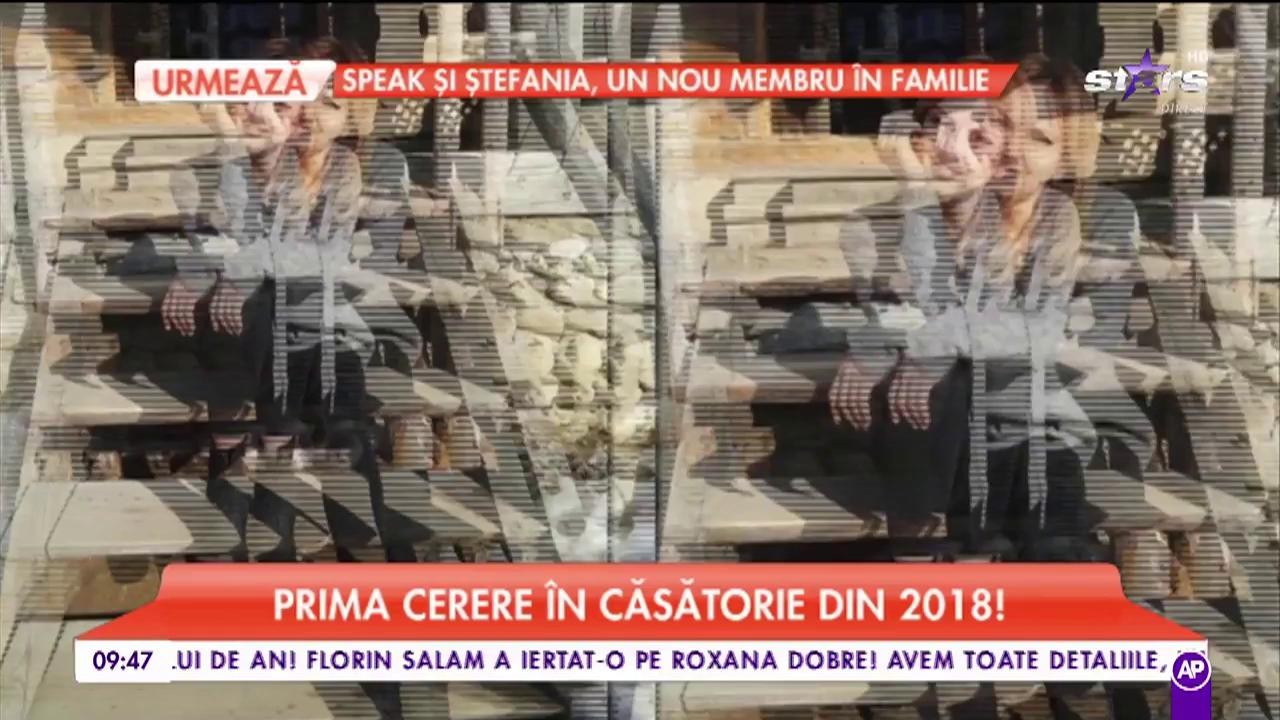 Prima cerere în căsătorie din 2018! Roxana Ionescu se mărită!