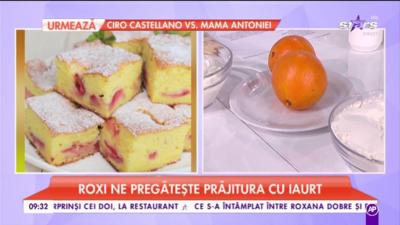 Roxi ne pregătește „Prăjitură cu iaurt”