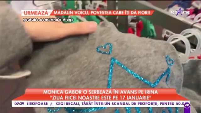 Monica Gabor o serbează în avans pe Irina: „Deja o sărbătorim în fiecare zi”