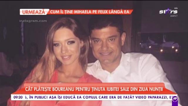 Laura Dincă a probat rochia de mireasă. Cât plătește Boureanu pentru ținuta iubitei sale din ziua nunții