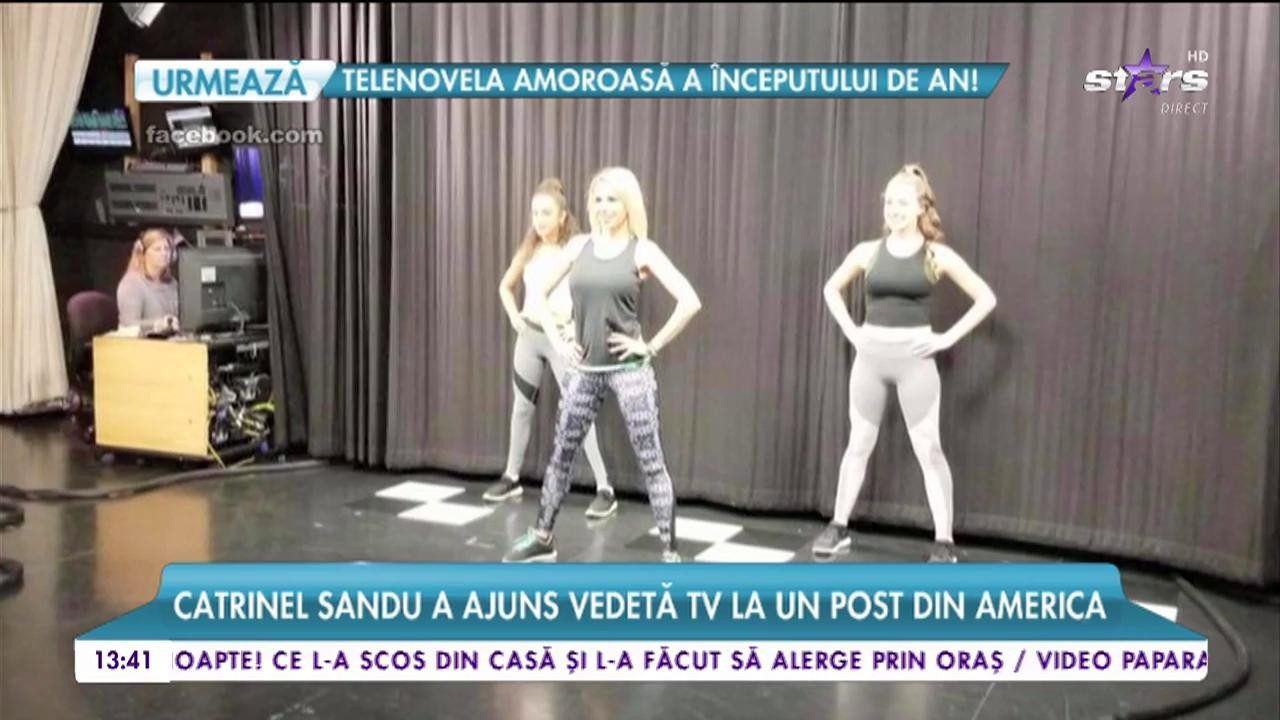 Catrinel Sandu a ajuns vedetă TV la un post din America