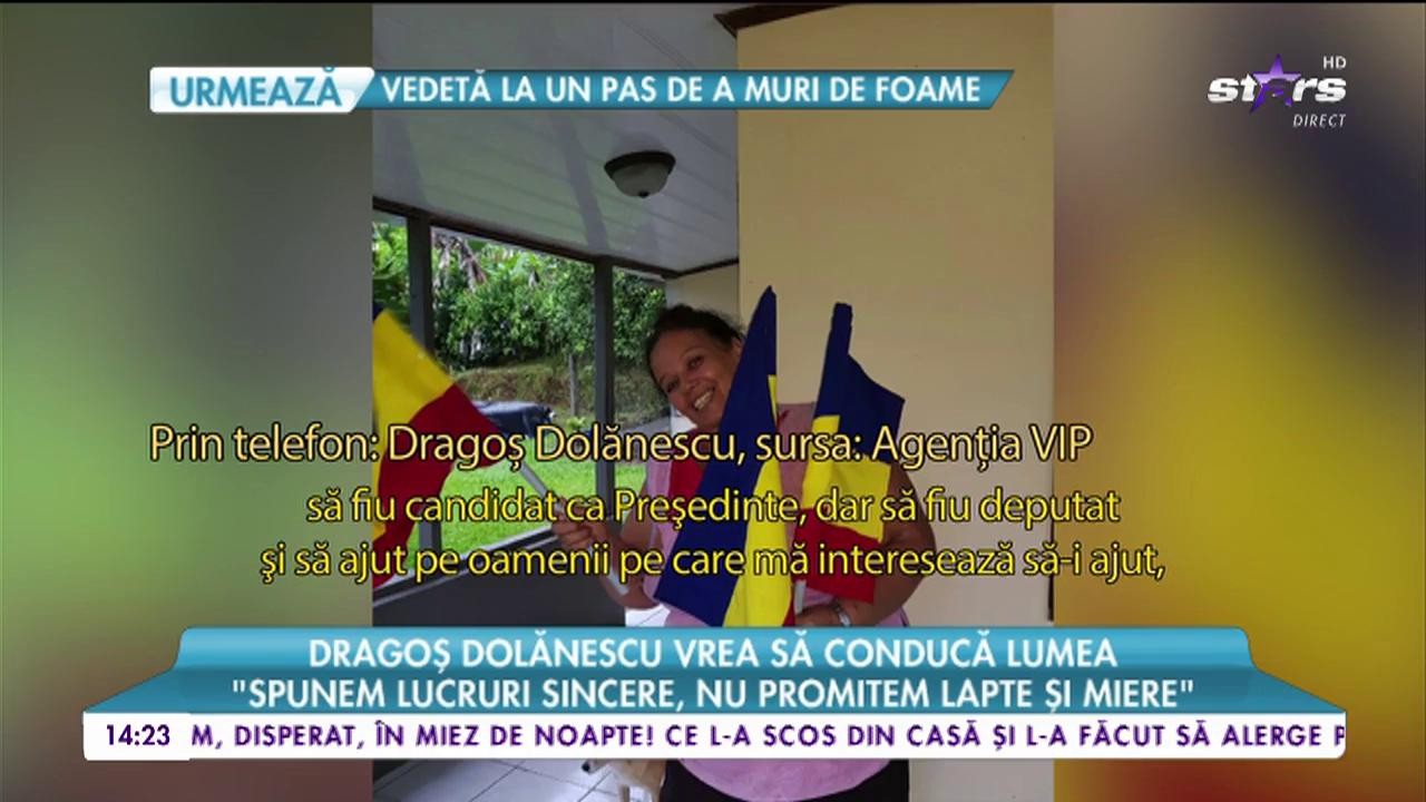Dragoș Dolănescu vrea să conducă lumea: &bdquo;Sunt alegeri &icirc;n Costa Rica și eu candidez ca deputat&rdquo;