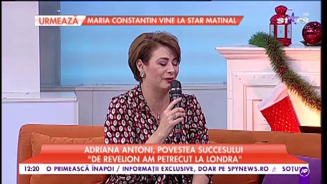 Adriana Antoni, povestea succesului: „Nu îmi lipsește nimic, mi-aș dori mai mult timp pentru mine”