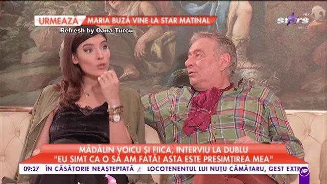 Mădălin Voicu și fiica, interviu la dublu: „Mă văd mamă de fetiță”