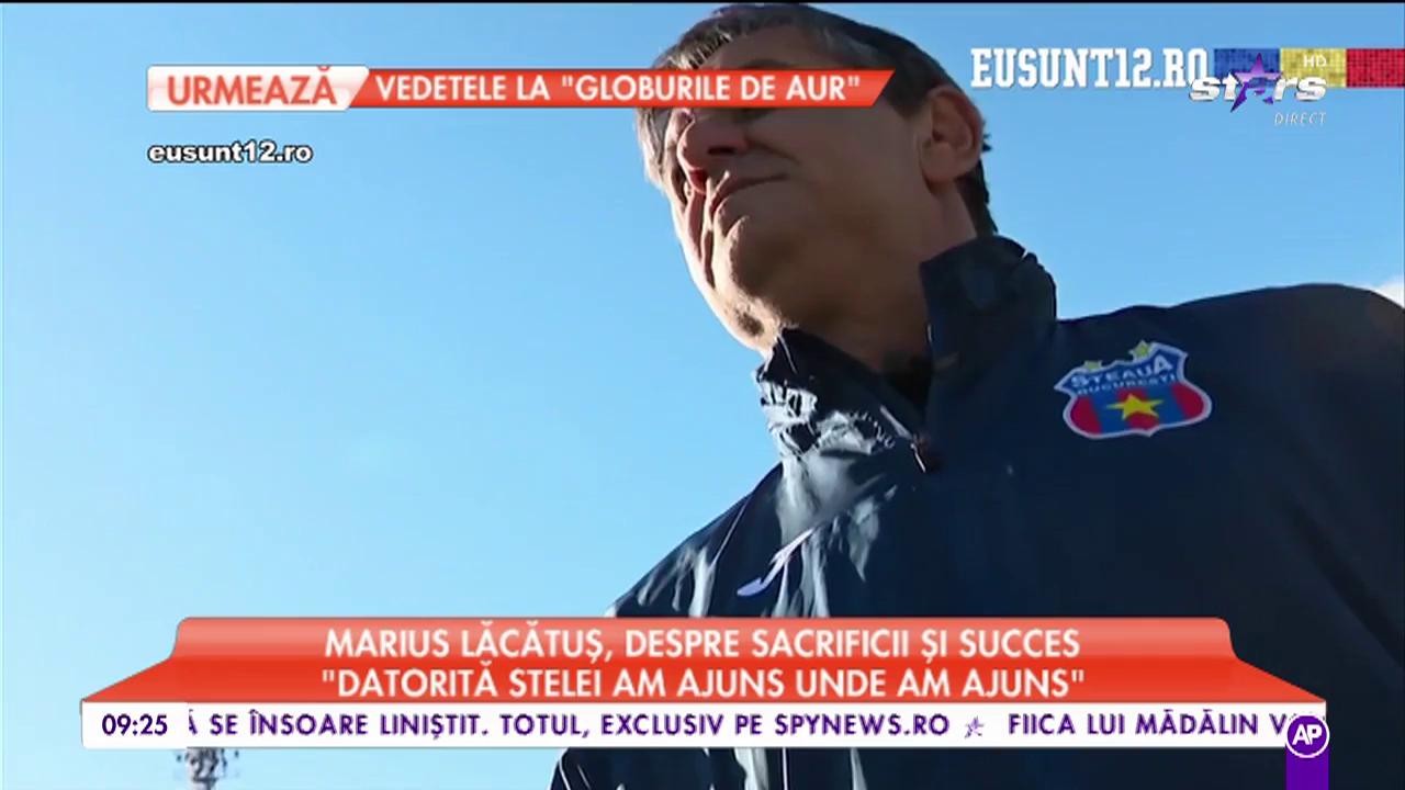 Marius Lăcătuș, despre sacrificii și succes. ”Datorită Stelei am ajuns unde am ajuns”