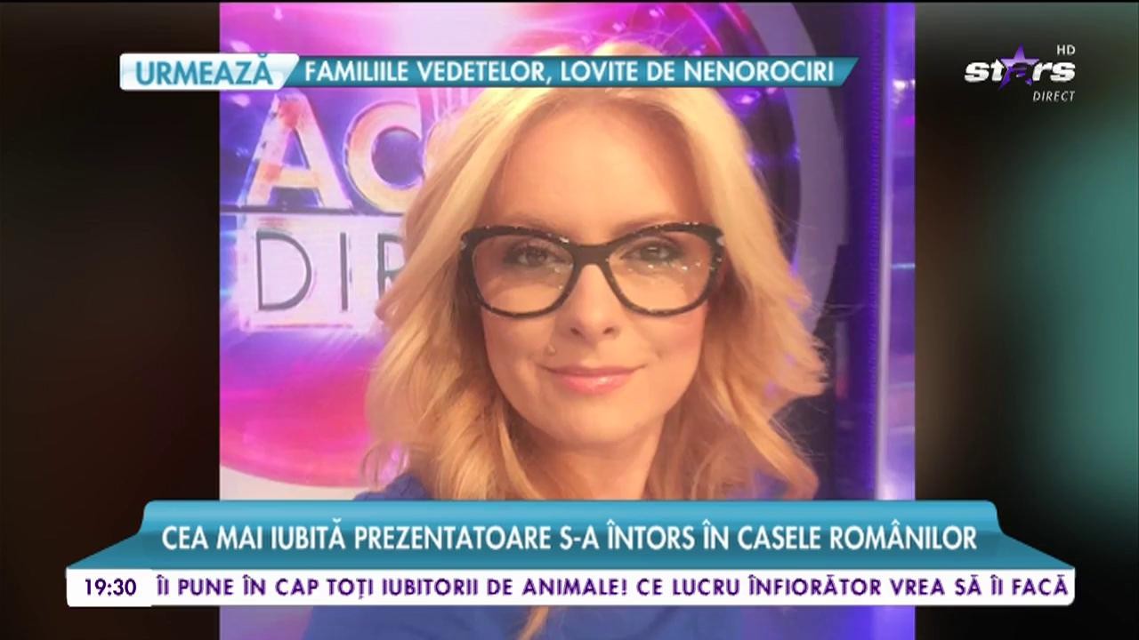 Simona Gherghe, revenire spectaculoasă. Cea mai iubită prezentatoare s-a &icirc;ntors &icirc;n casele rom&acirc;nilor