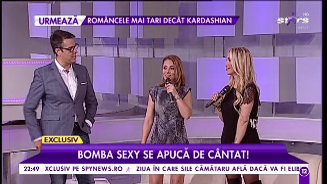 Raluca Podea s-a apucat de c&acirc;ntat! Bomba sexy, recital live la Agenția VIP