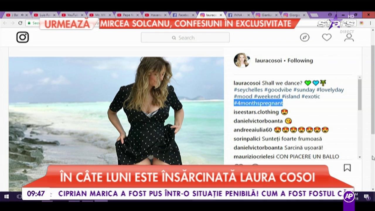 În câte luni este însărcinată Laura Cosoi. Vedeta face dezvăluiri