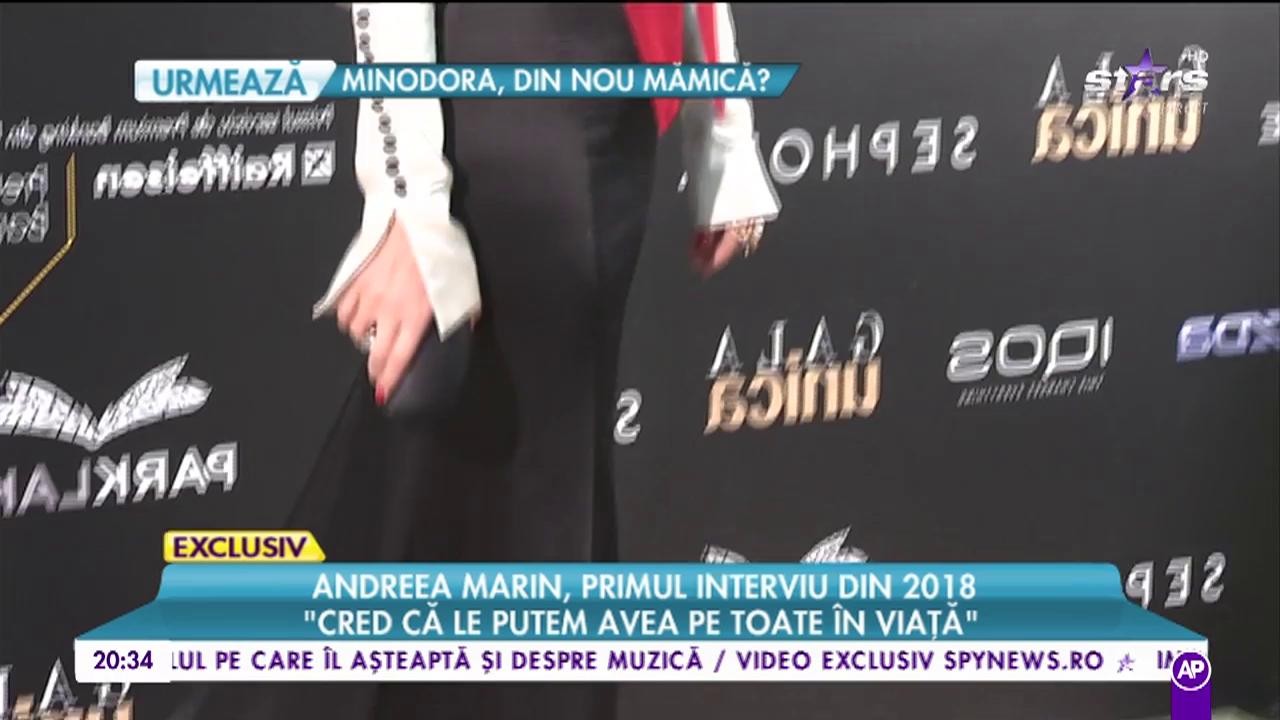 Andreea Marin: &bdquo;Cred că le putem avea pe toate &icirc;n viață&rdquo;