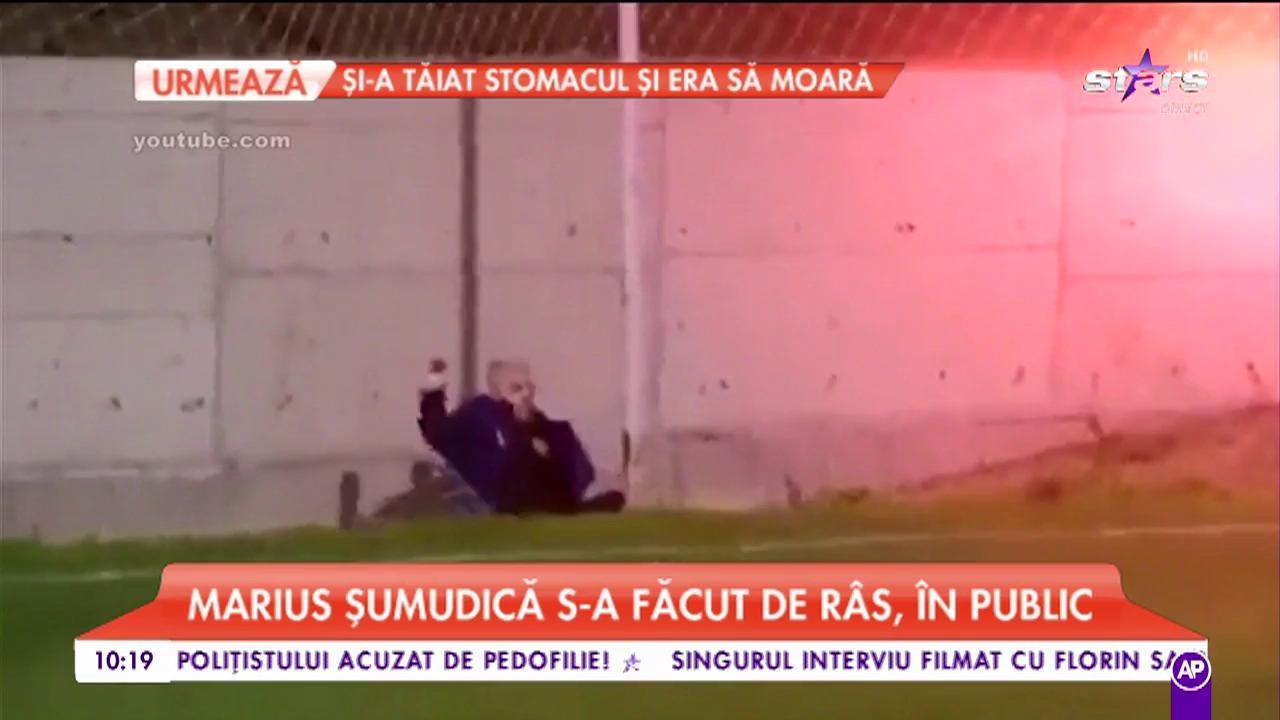 Marius Șumudică s-a făcut de râs, în public