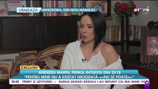 Andreea Marin, interviu de colecție: &bdquo;Sunt deschisă către ideea de a deveni din nou mamă&rdquo;
