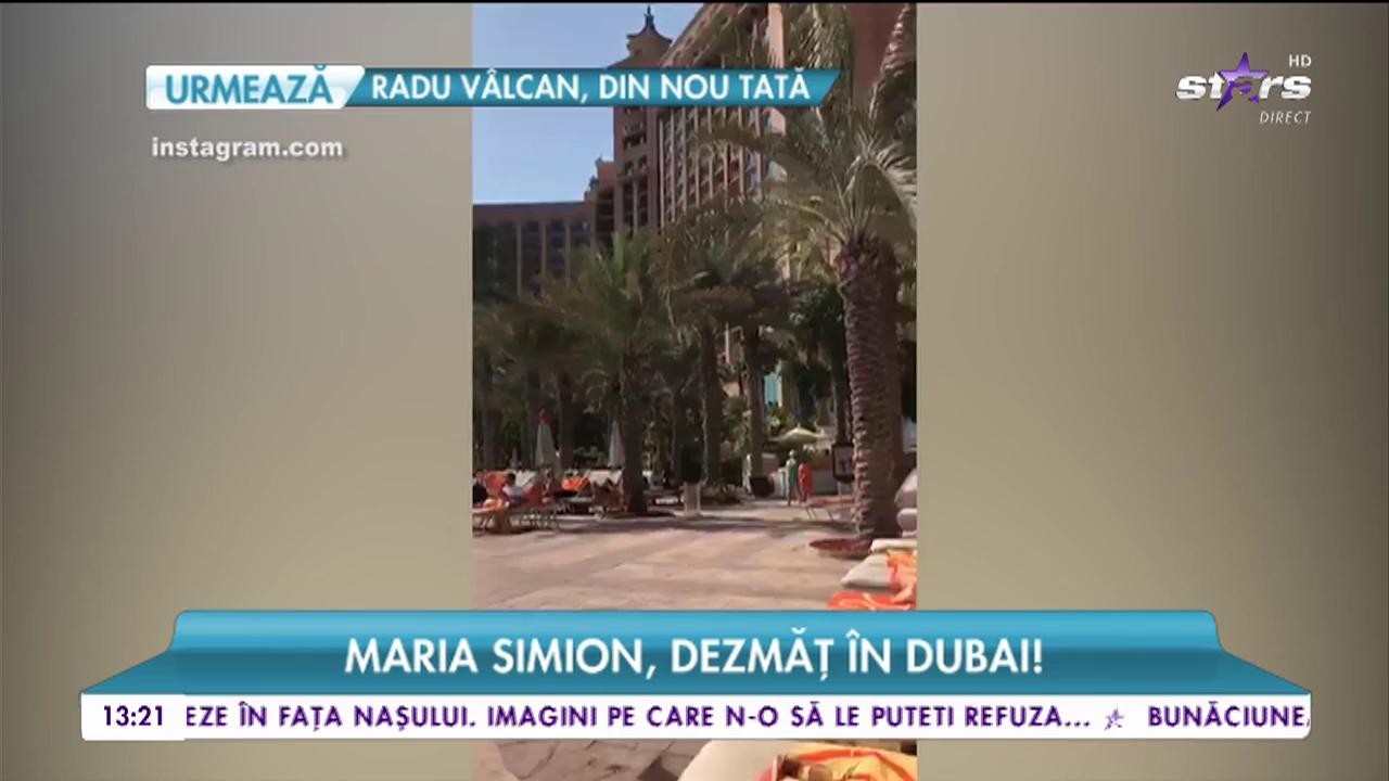 Maria Simion, dezmăț &icirc;n Dubai. Vedeta se bucură de momente petrecute alături de fiică