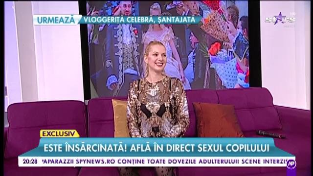 Sandra N este &icirc;nsărcinată și află &icirc;n direct sexul copilului