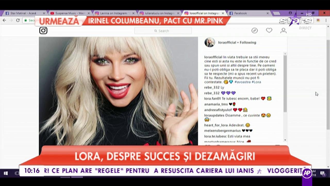 Lora, despre succes și dezamăgiri