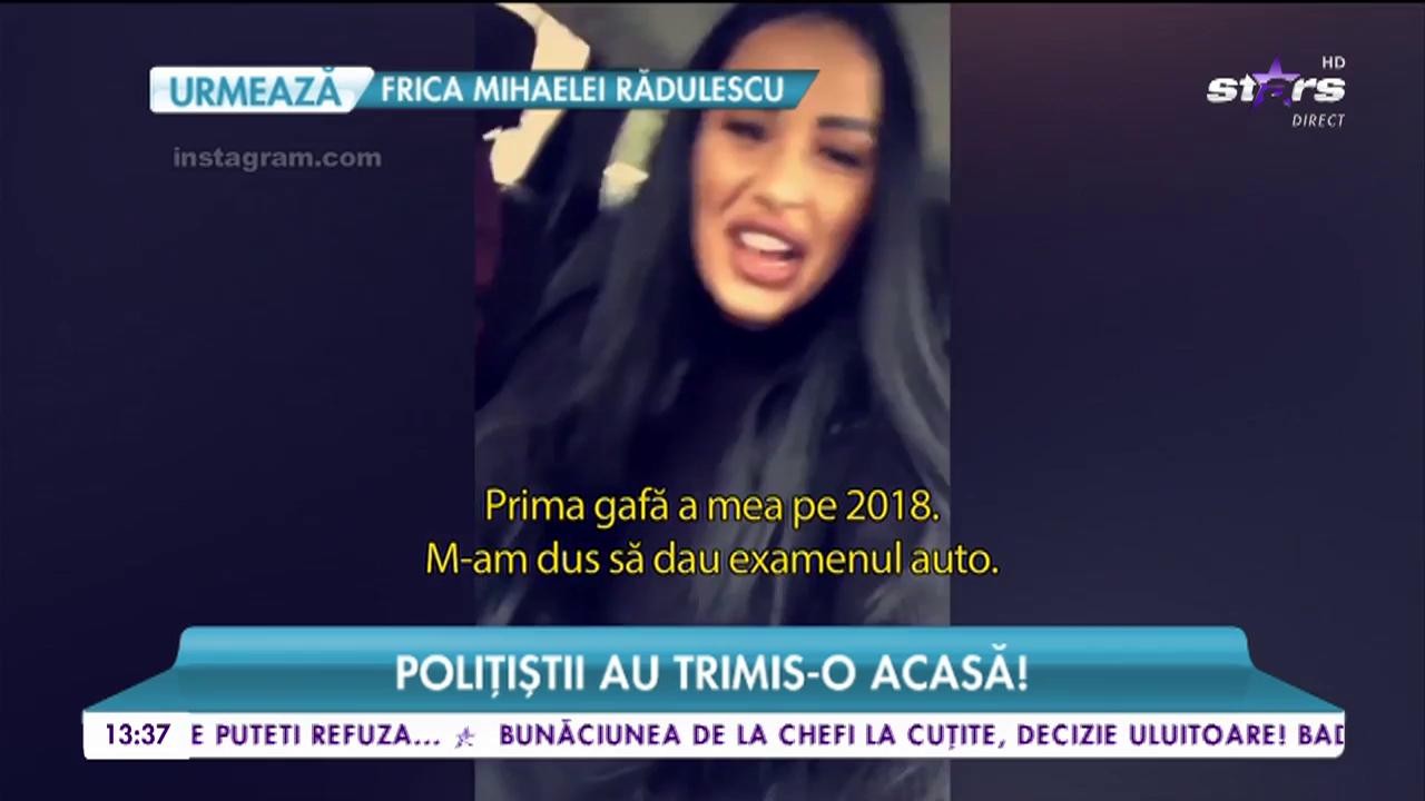 Prima gafă a Cruduței pe 2018. Polițiștii au trimis-o acasă
