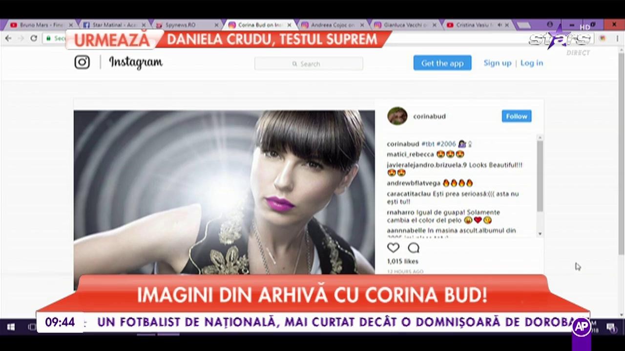 Corina Bud, cum arata cântăreața în urmă cu 12 ani. Imagini din arhiva vedetei