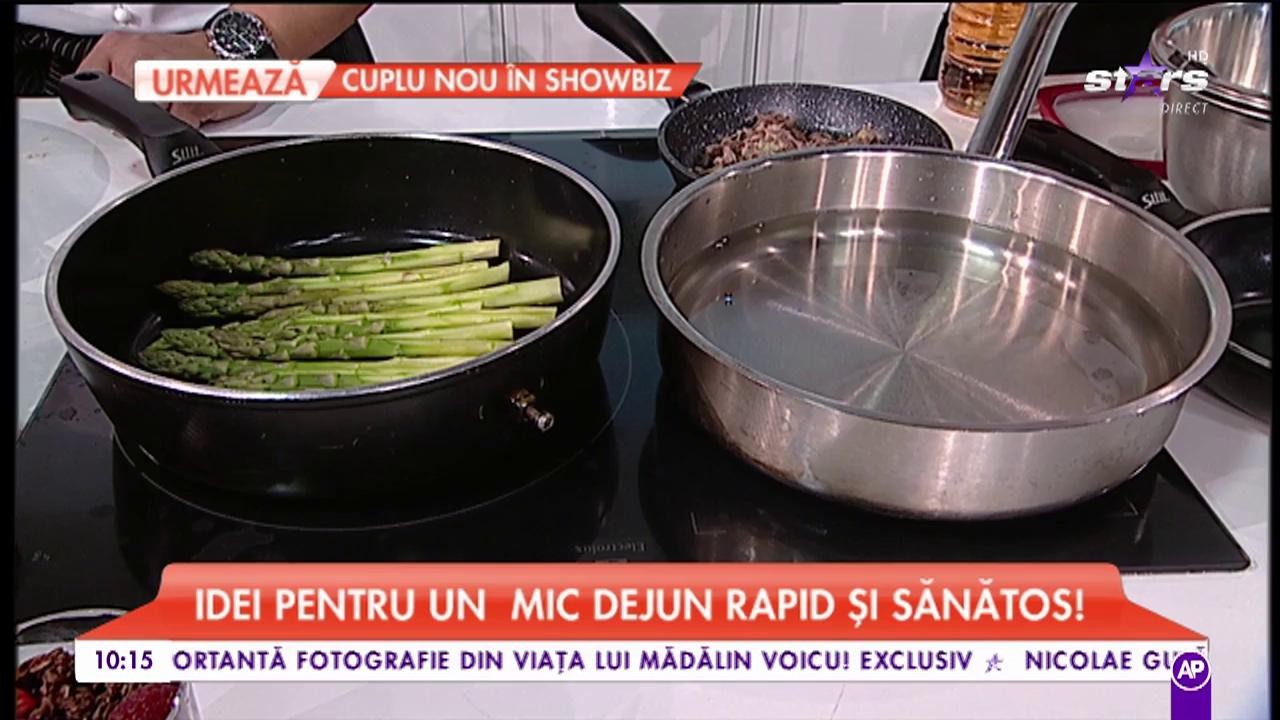 Chef Mircea Gheorghe, mic dejun ca la mama acasă. Ce trebuie să faci pentru a prepara cea mai bună omletă