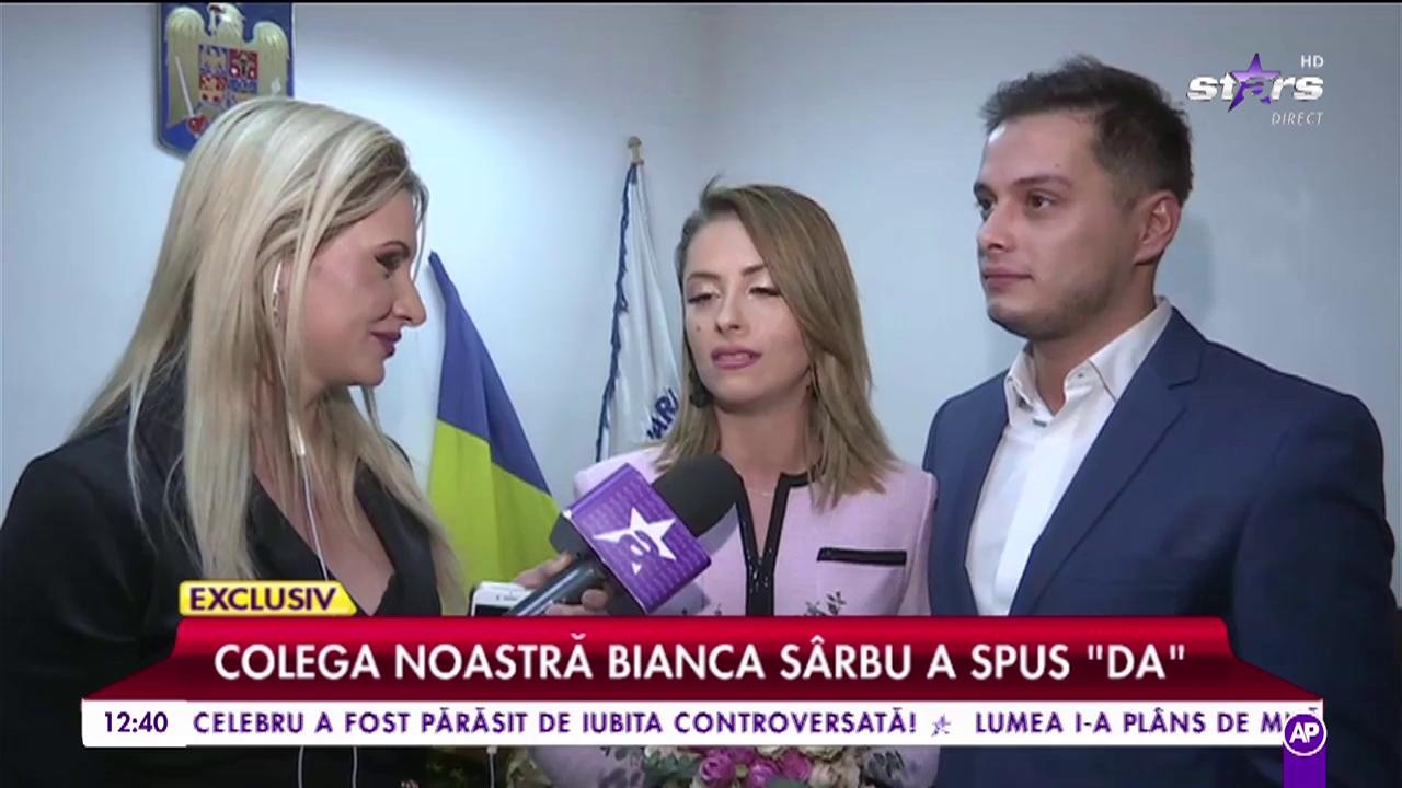 Bianca Sârbu se căsătorește! Cele mai emoționante momente pentru frumoasa prezentatoare