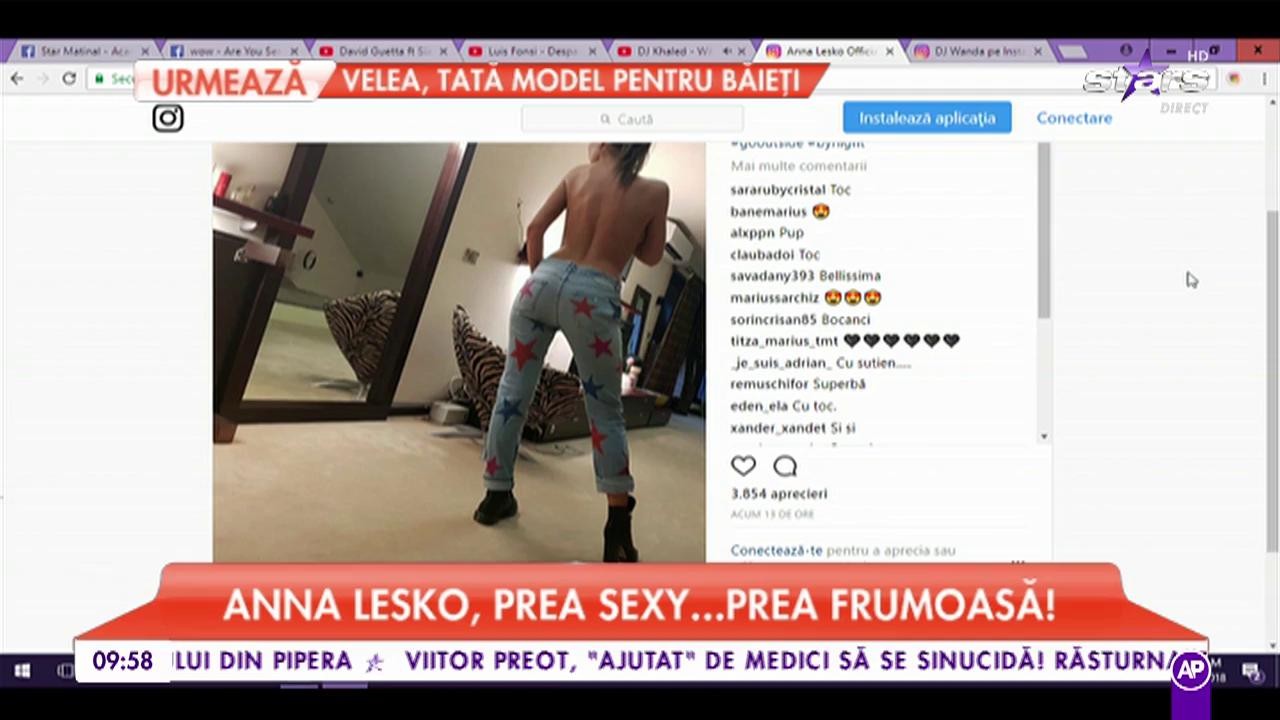 Anna Lesko, prea sexy, prea frumoasă! Vedeta a postat o fotografie incendiară pe o rețea de socializare