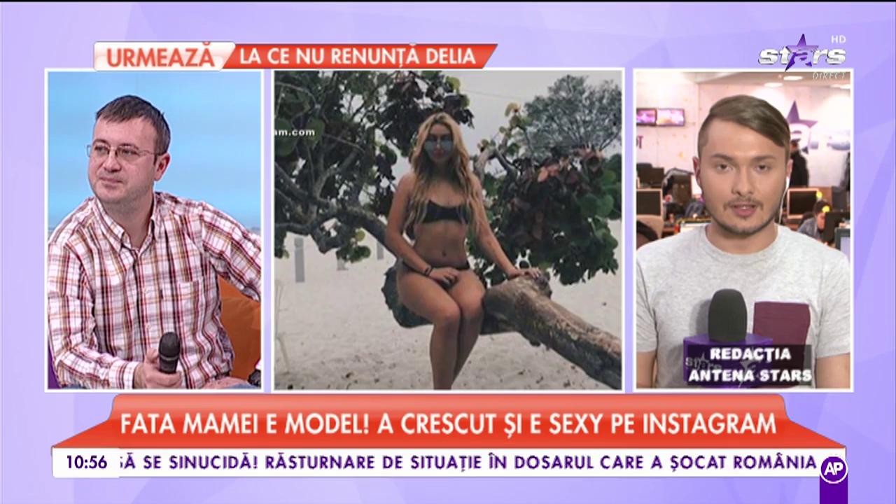 Anamaria Prodan are cu ce se mândri. Fata mamei e model. Fiica vedetei a crescut și este sexy