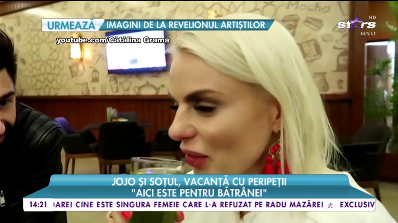 Jojo și soțul, vacanță cu peripeții: &rdquo;Este frumos, dar nu este genul nostru&rdquo;