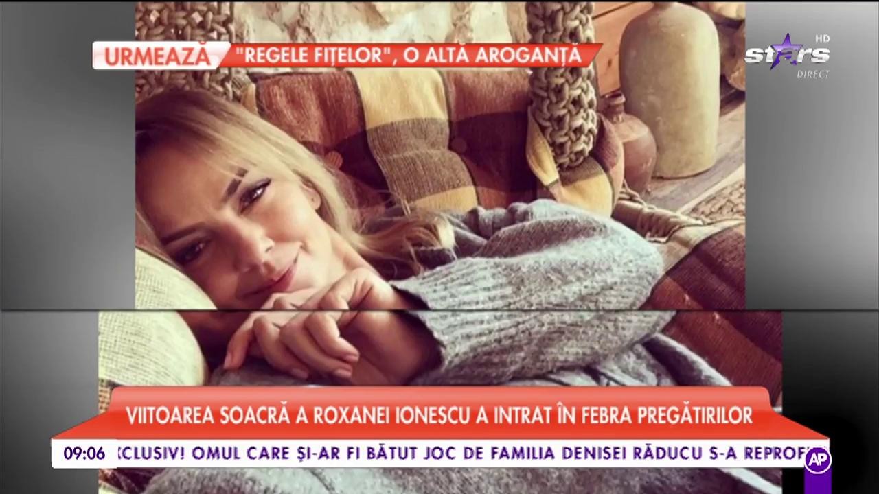 Ce spune viitoarea soacră a Roxanei Ionescu despre planurile lor de nuntă