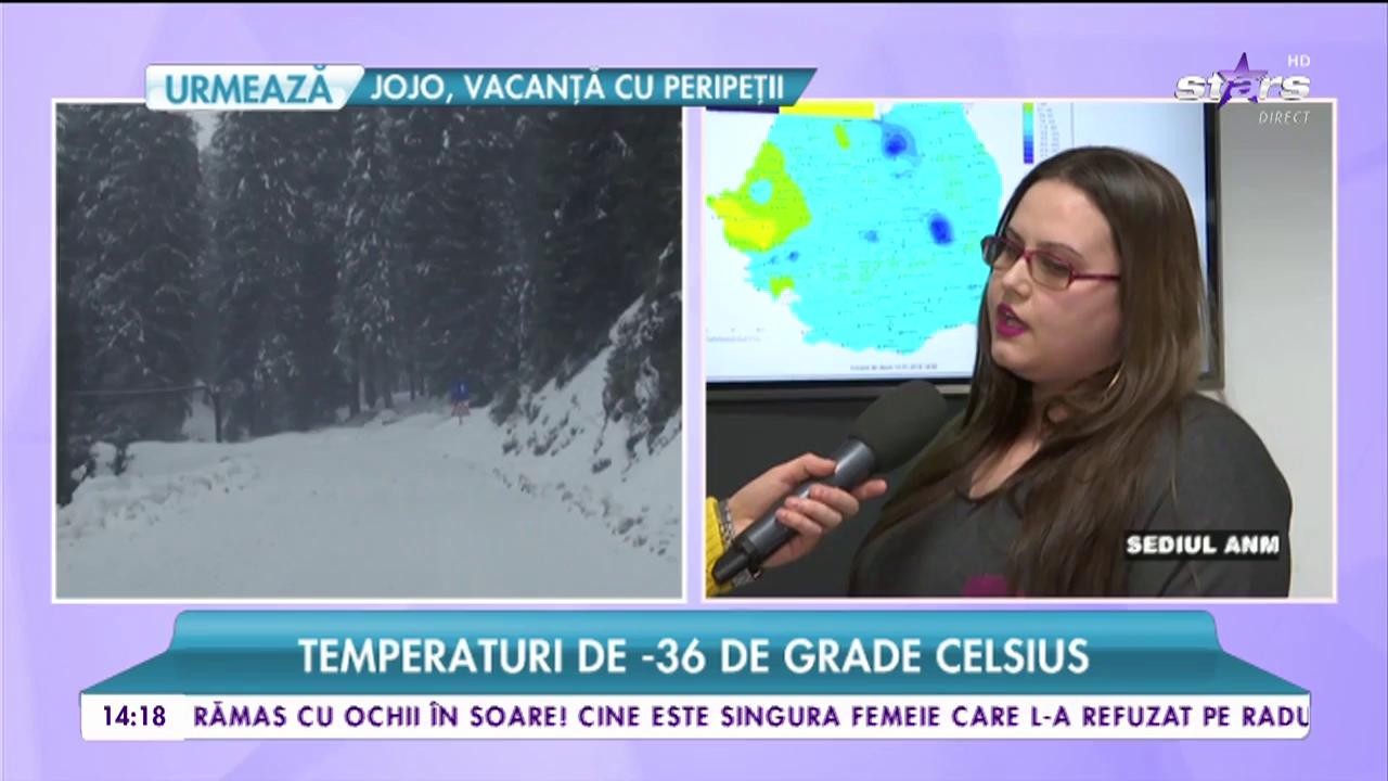 Temperaturi de -36 grade Celsius. Lapoviță și ninsoare &icirc;n aproape toată țara