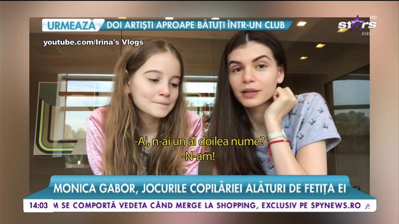 Monica Gabor, jocurile copilăriei alături de fetița ei: &rdquo;Mănanc dulciuri pe ascuns&rdquo;