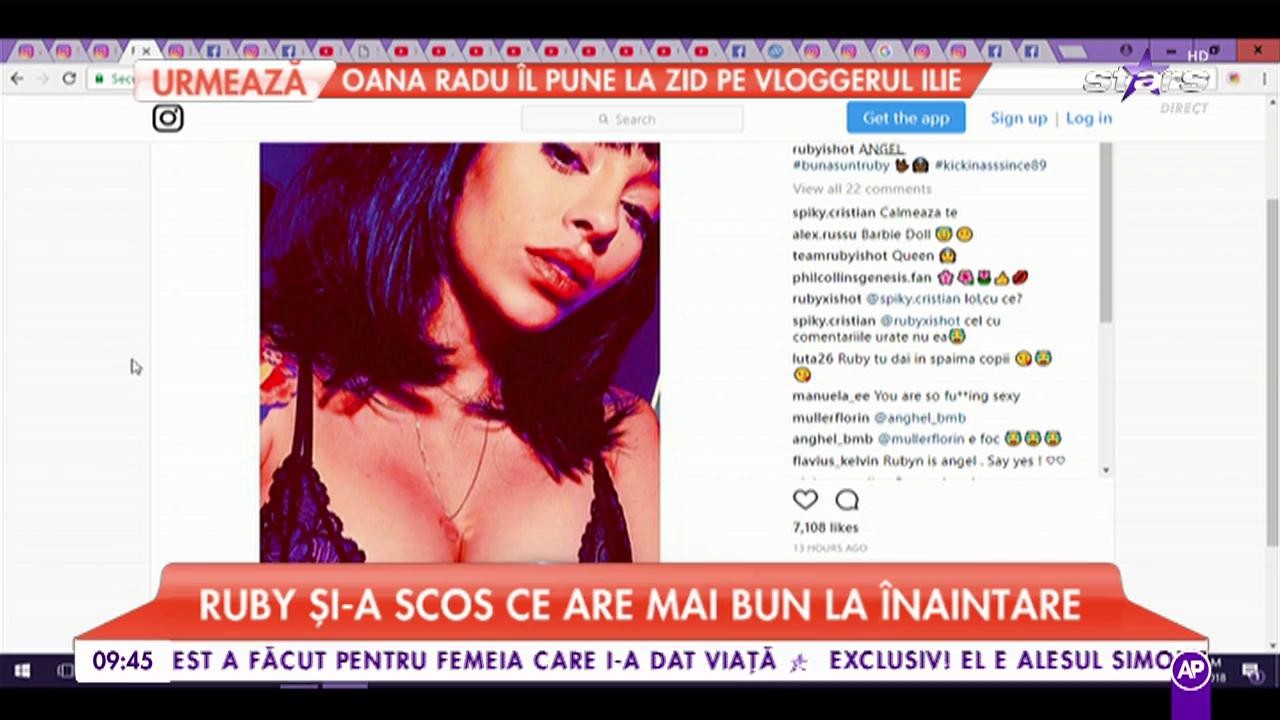 Ruby și-a scos ce are mai bun la înaintare