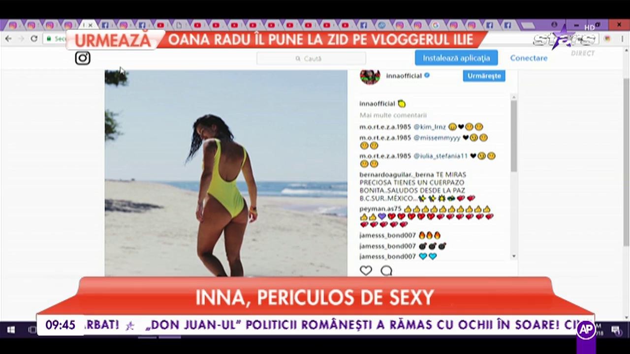 Inna, periculos de sexy. Imagine provocatoare pe internet