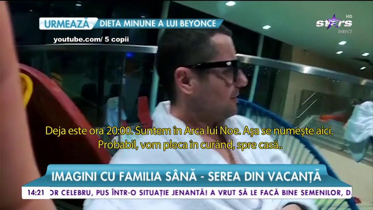 Anca Serea și Adrian S&icirc;nă, &icirc;not la -3 grade Celsius cu copiii. Imagini cu familia &icirc;n vacanță