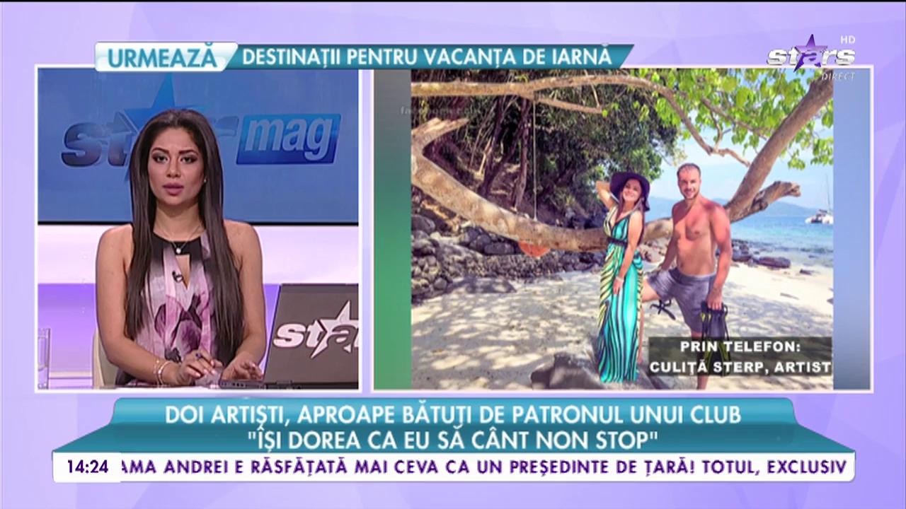 Culiță Sterp și soția aproape bătuți de patronul unui club: &rdquo;&Icirc;și dorea ca eu să c&acirc;nt non stop&rdquo;