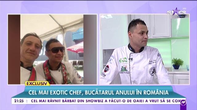 Cel mai exotic chef, bucătarul anului &icirc;n Rom&acirc;nia: &rdquo;Am &icirc;nvățat să gătesc &icirc;n armată&rdquo;