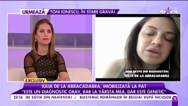 Iulia de la Abracadabra, imobilizată la pat. Problemele de sănătate nu &icirc;i mai dau pace
