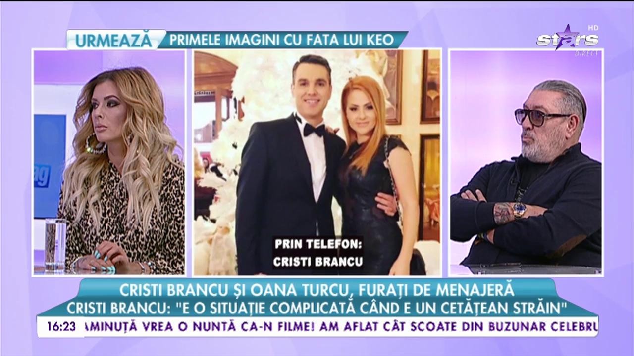 Cristi Brancu și Oana Turcu, furți de menajeră: &rdquo;Oamenii pe care &icirc;i iei &icirc;n casă și se par foarte simpatici la &icirc;nceput