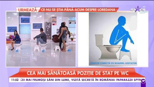 Cea mai sănătoasă poziție de stat pe WC