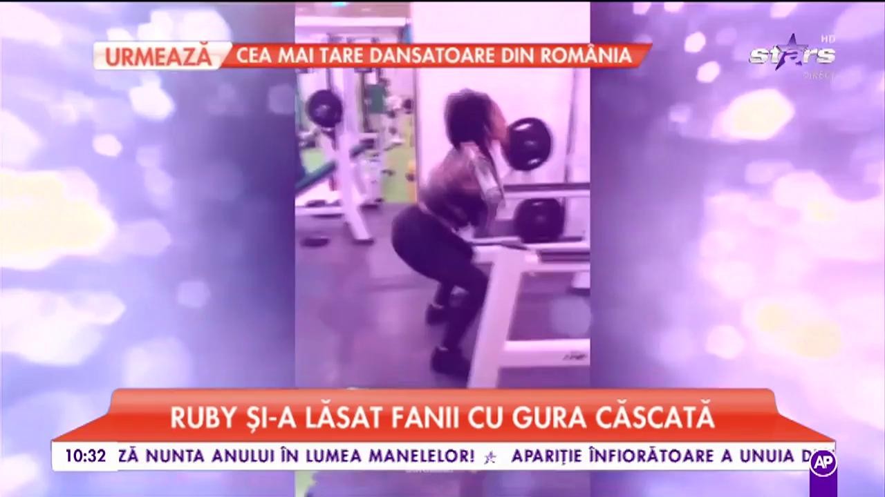 Ruby și-a lăsat fanii cu gura căscată. Cum își menține artista formele sexy