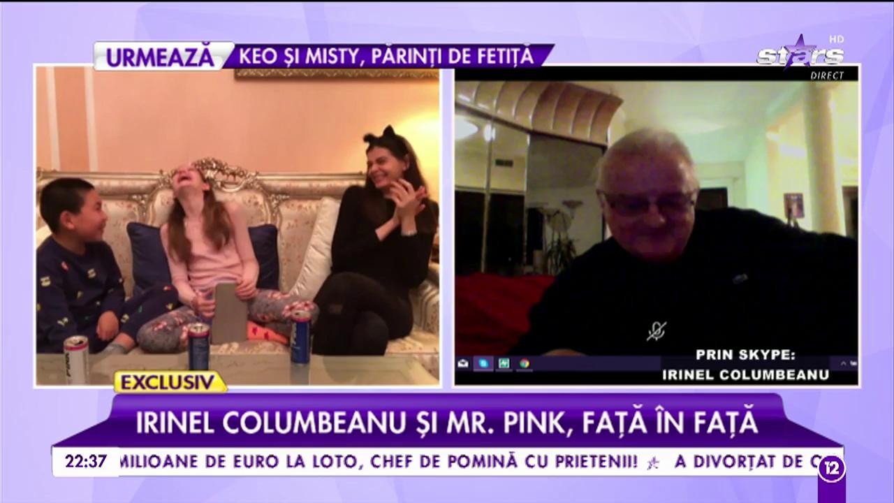 Irinel Columbeanu și Mr. Pink, față &icirc;n față: &rdquo;L-am cunoscut pe Fiul lui Mr. Pink și este foarte simpatic&rdquo;