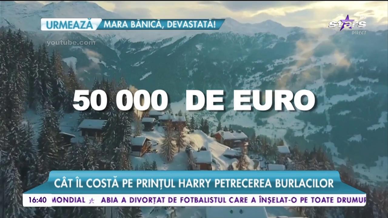 C&acirc;t &icirc;l costă pe Prințul Harry petrecerea burlacilo. Inagini din stațiunea exclusivista Verbier, din Elveția